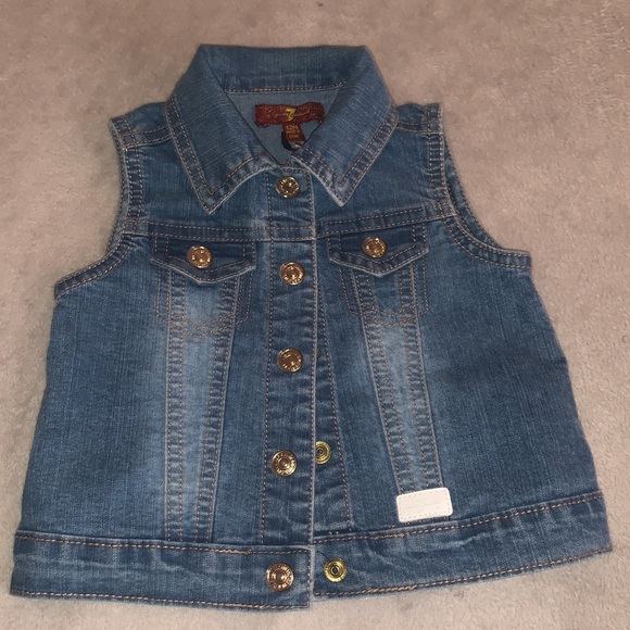 7 for all mankind, baby girl set, size 12 months - Picture 2 of 10